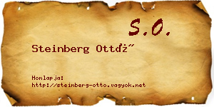 Steinberg Ottó névjegykártya